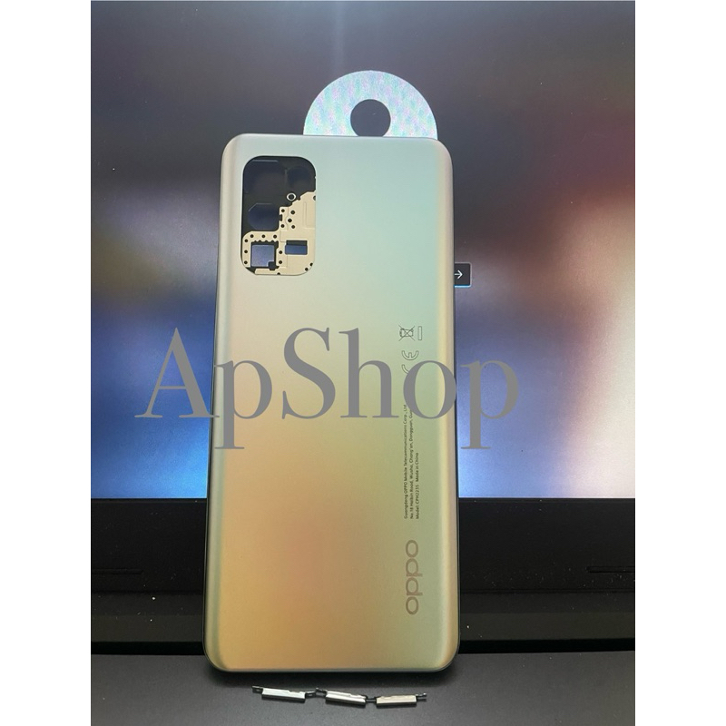 Kesing Housing Casing OPPO RENO 6 4G Bezel + Backdoor - Black