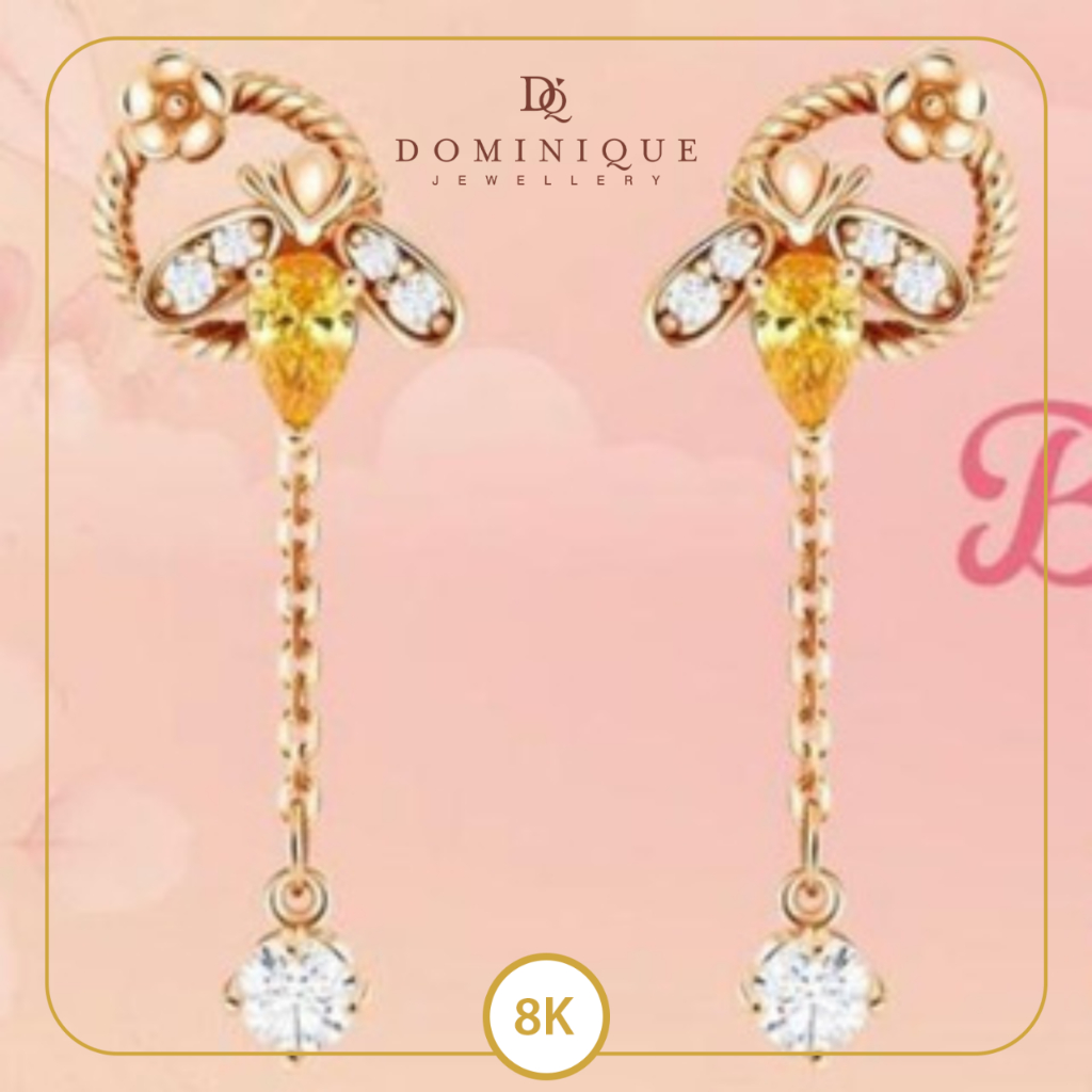 Anting ILY Gold Blossoms Collections EA230163