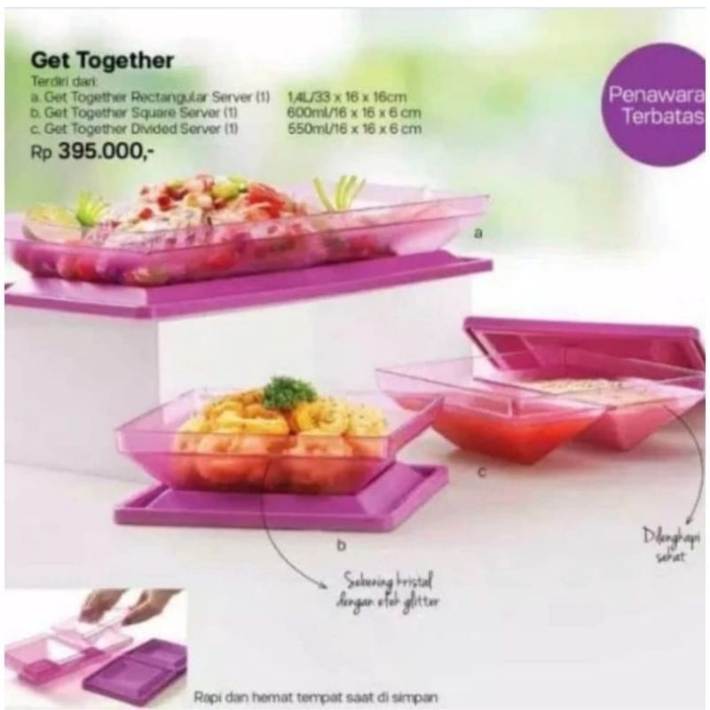 Get together set Tupperware