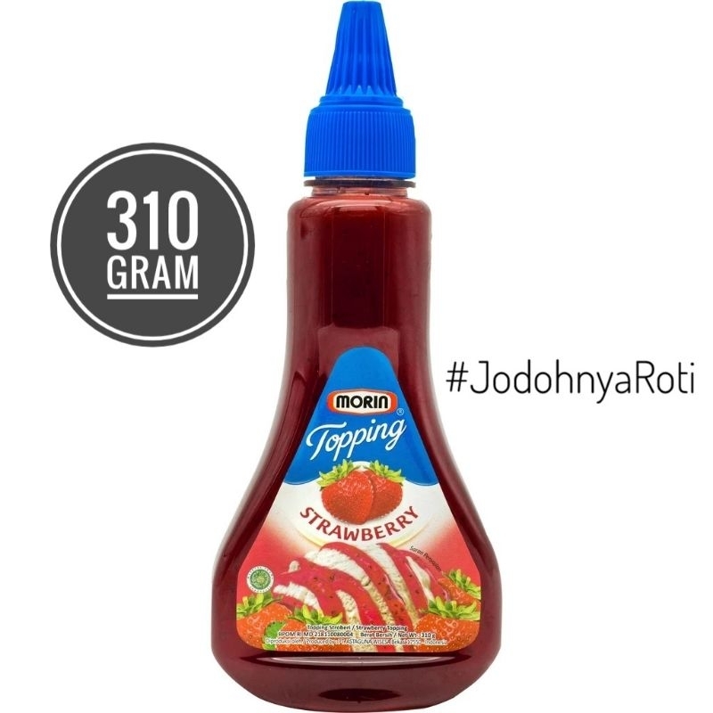 

Morin Topping Strawberry 310gr - Topping Stroberi