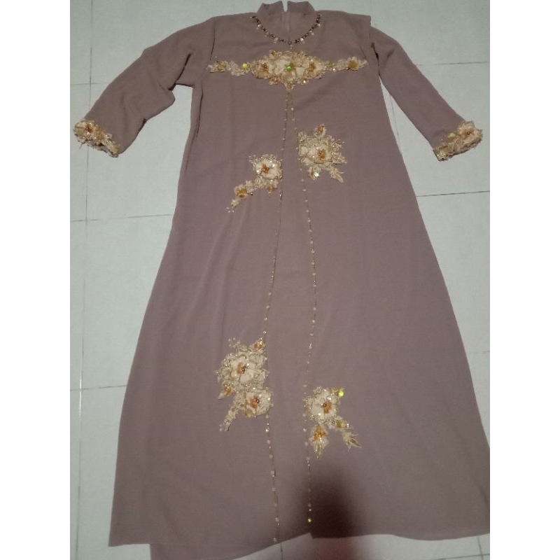 [CUCI GUDANG] Gamis Pesta Ceruty