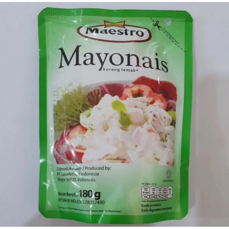 

Mayonais maestro 180gr