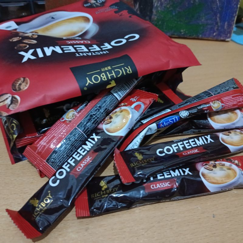 

RichBoy Coffee 20gr Eceran Instant Coffeemix Classic 3in1