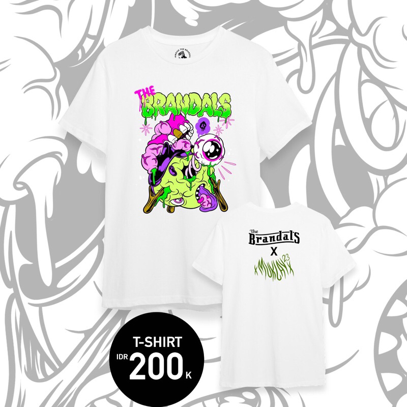 The Brandals X Muklay White T-shirt (BR-27)