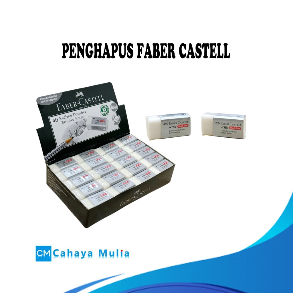 

Faber Castell - Penghapus Stip Kecil Putih / Hitam - Pcs