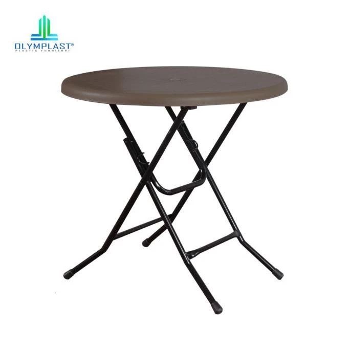 Meja Olymplast ODT Round KL / Meja Bundar Kafe Restoran Meja Lipat ODT Round Olymplast