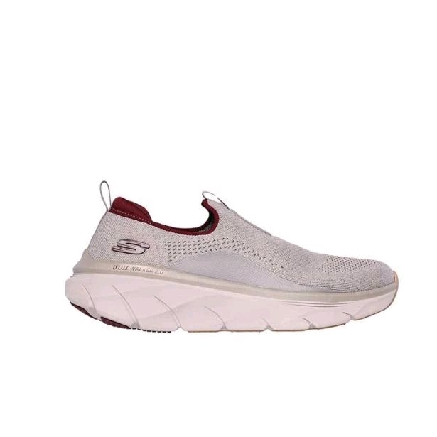 Skechers D'Lux Walker 2.0 Men's Slip On Shoes - Taupe
