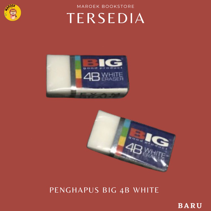 

Penghapus Pensil Warna Putih Kecil Merk BIG