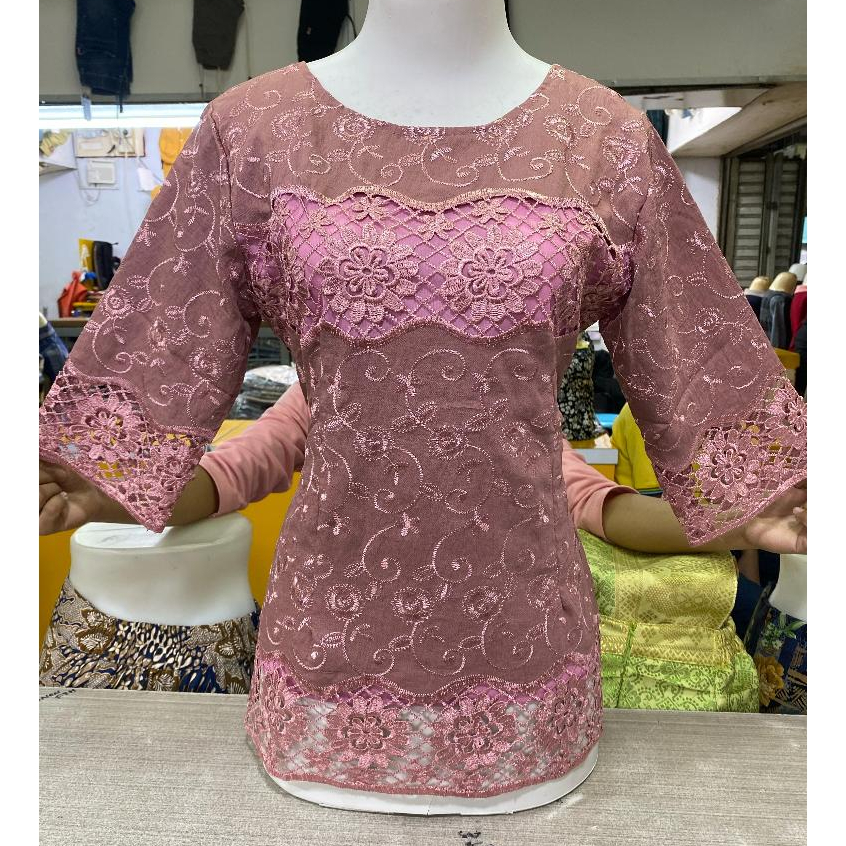 Atasan blouse katun bangkok bordir