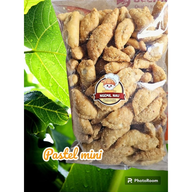 

pastel mini udang, cemilan gurih enak renyah, 500 gr.