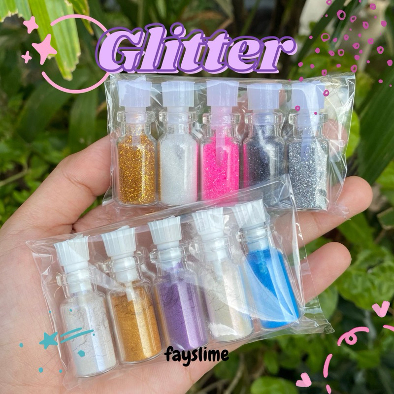 

Glitter bubuk | metalic powder | pewarna slime hiasan slime
