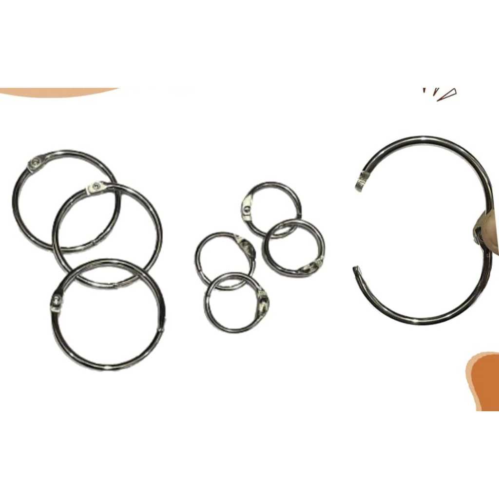 

Cantelan Ring Binder Buka Tutup Bulat Warna Neckel/12pcs