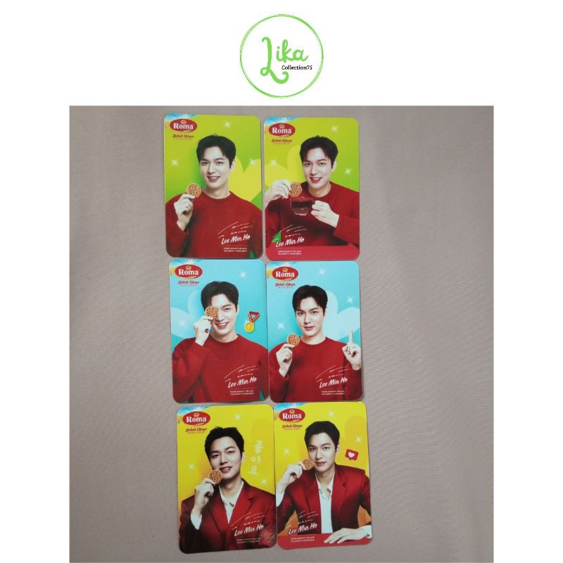 Photocard Lee Min Ho x Roma Kelapa Official