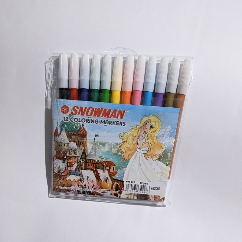 

SPIDOL KECIL SNOWMAN / SPIDOL ORIGINAL SNOWMAN 12 WARNA