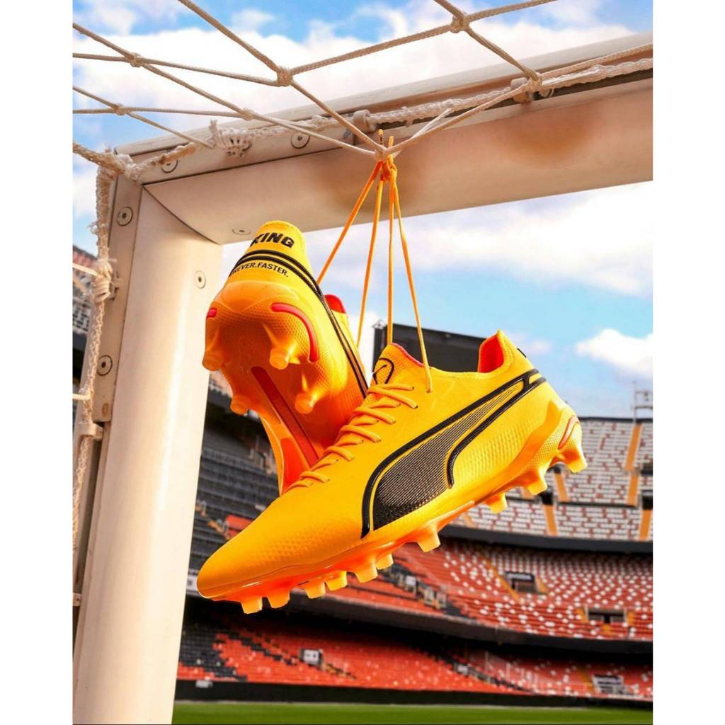 puma king match sun stream black sunsset glow sepatu bola puma original