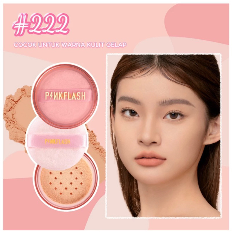 pink flash bedak