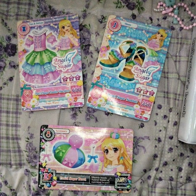 [BACA DESKRIPSI] AIKATSU CARD/KARTU AIKATSU Angely Sugar special fanbook set