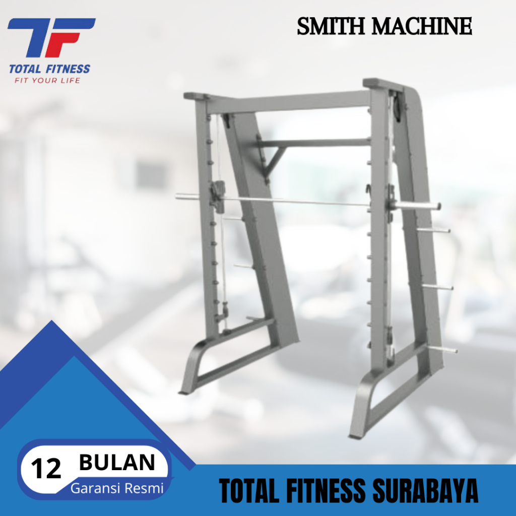 Alat olahraga gym multifungsi Smith machine