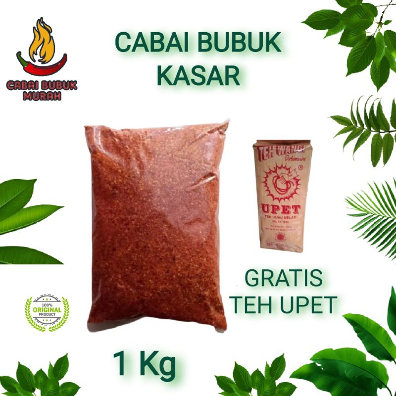 

CABAI BUBUK MURAH GILING KASAR GRATIS TEH UPET