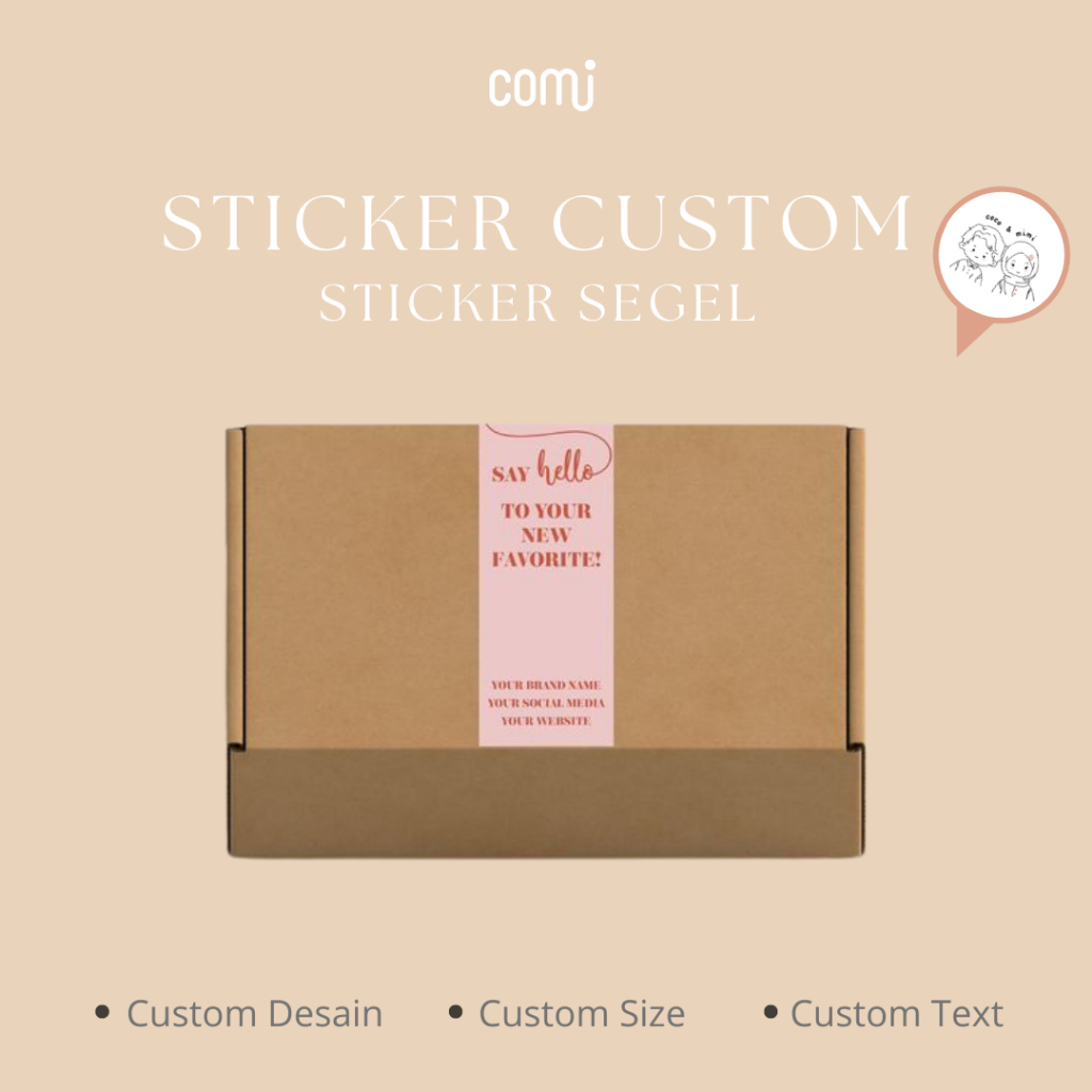 

Sticker Custom - Sticker Segel Box - Stiker Segel - Sticker Segel - Comi Official Store