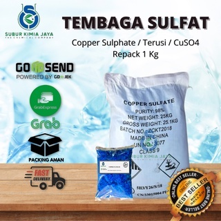 

Cooper Sulphate / CuSo4 / Terusi kristal 1 Kg Premium