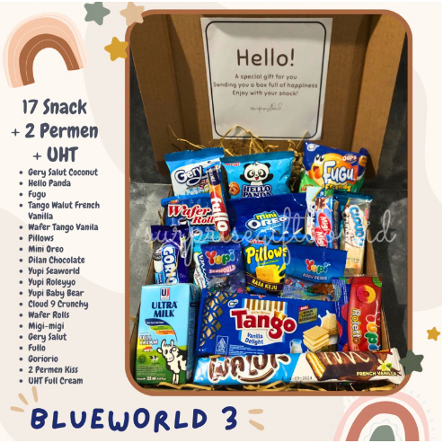 

Hampers Snack/ Snack Box/ Kado Wisuda/ Kado Ultah/ Kado Pendadaran/ Kado Sidang/ Christmas Gift/ Kado Natal