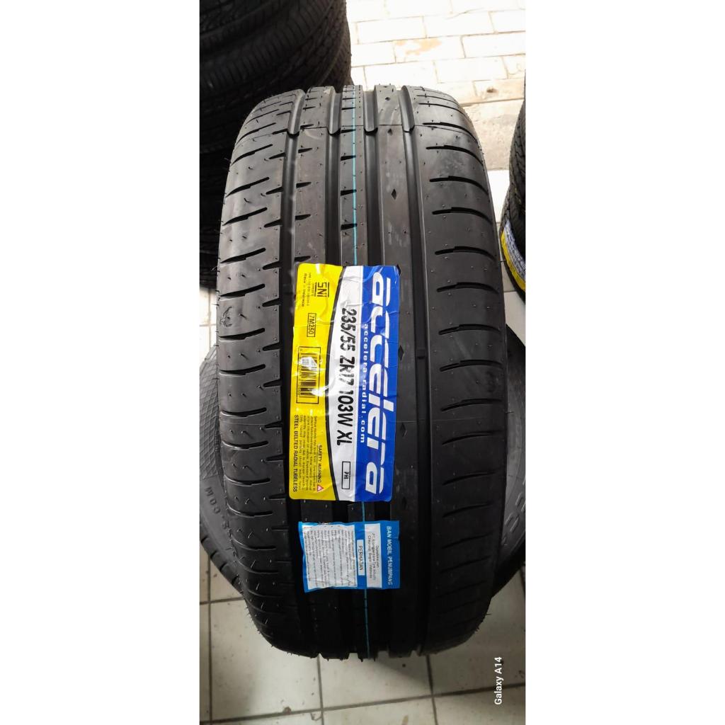 ban mobil accelera 235 55 ring 17 ban mobil tubless merk accelera