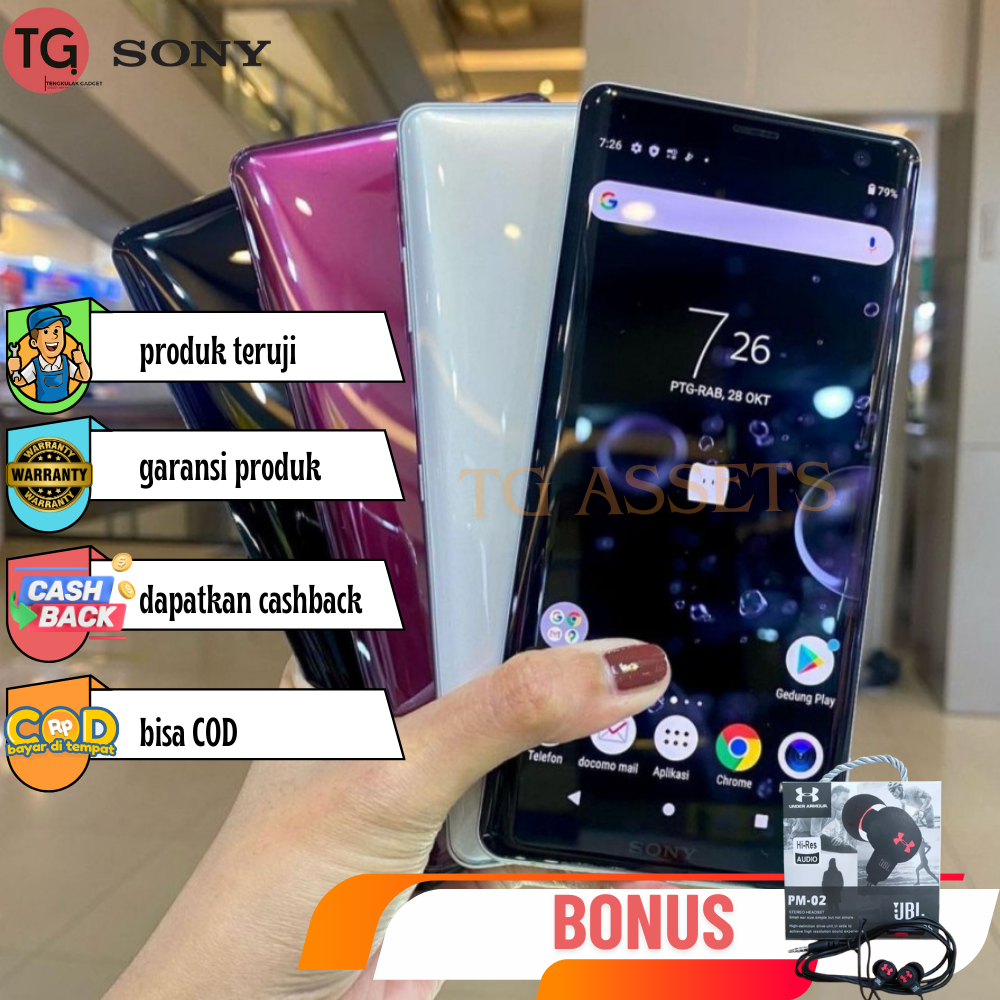 Sony Xperia XZ3  - FULLSET- TERMURAH - RAM 4 GB - 64 GB