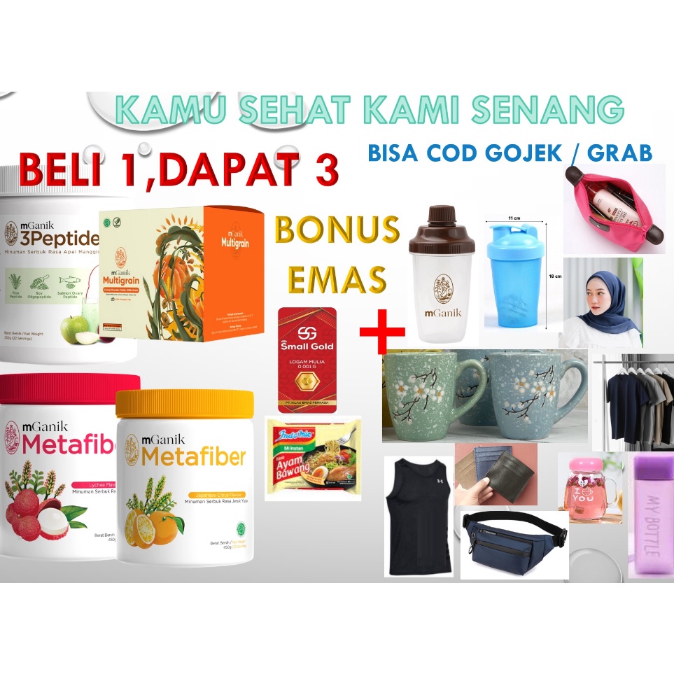 

Penawaran Terbaik COD MGANIK MULTIGRAIN pilih BONUS isi 2 Sachet