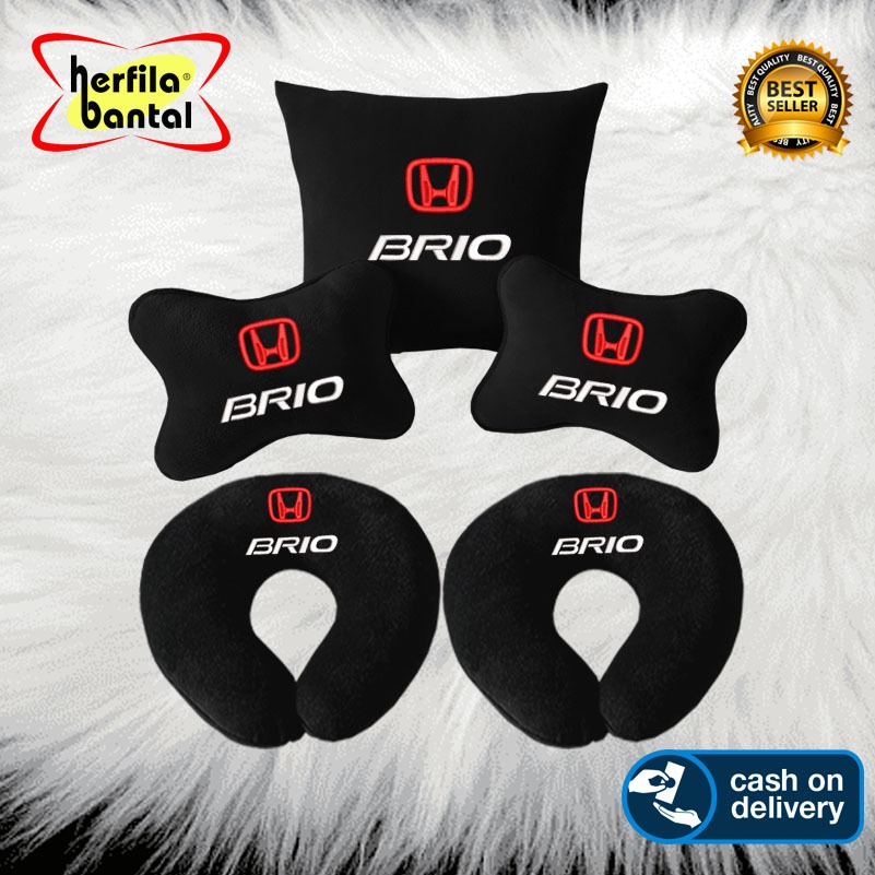 bantal mobil brio aksesoris interior mobil honda brio