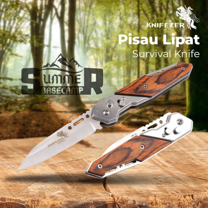 Doom blade Pisau lipat survival knife outdoor portable