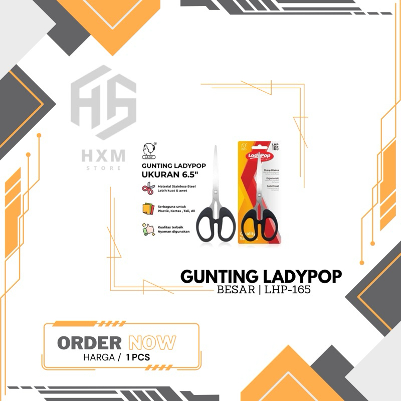 

Gunting LADYPOP Besar LHP-165 [1 Pcs]