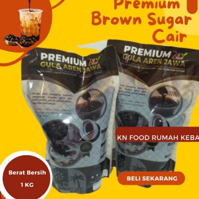 

Harga Khusus Premium Brown Sugar Gula Merah Cair 1kg Gula Aren