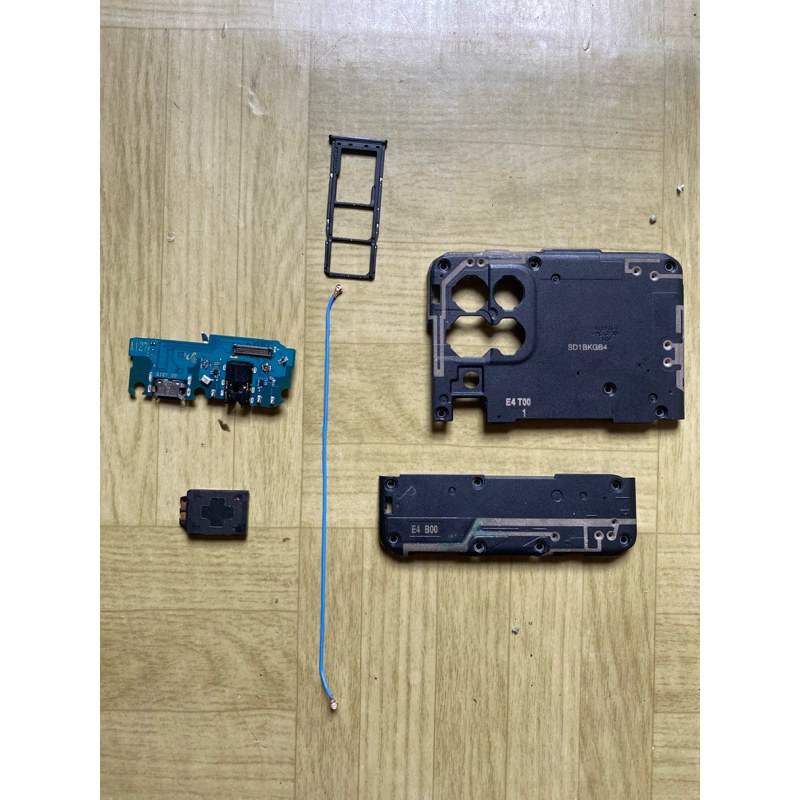 BATRE/ KONEKTOR CAS/ANTENA/TUTUP MESIN/TUTUP MESIN BAWAH/SPEAKER SAMSUNG A12 SM-A127F COPOTAN ORIGIN