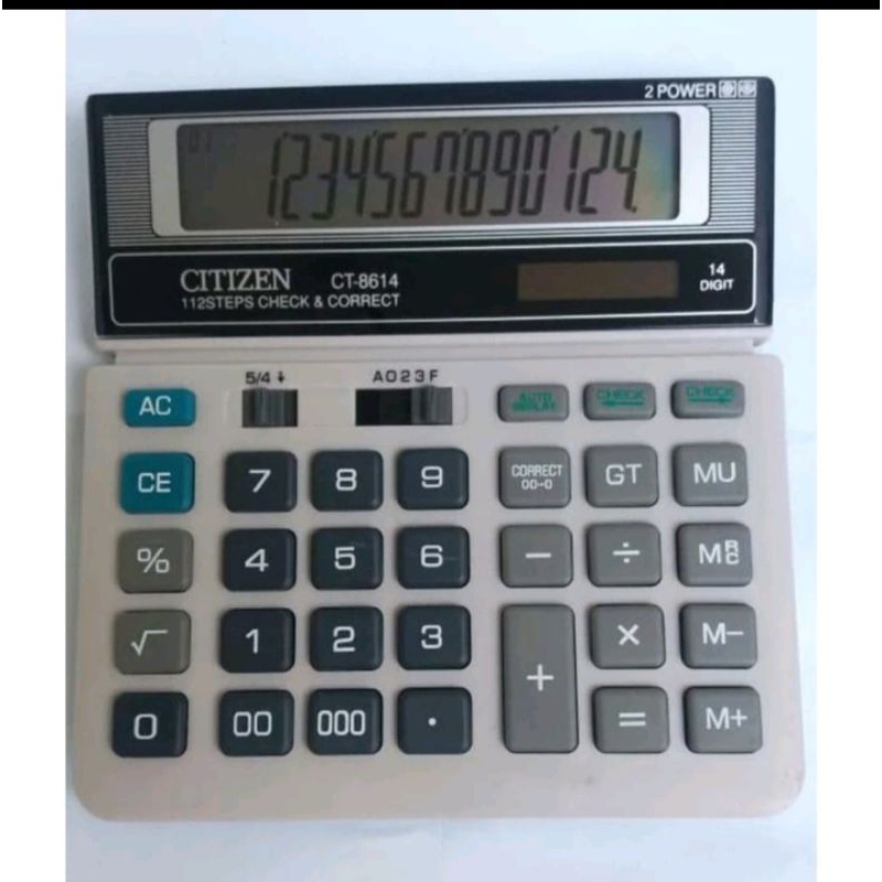 

Kalkulator Dagang 14 Digit Citizen CT-8614