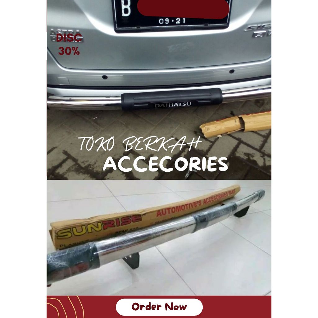 Tanduk belakang mobil SIGRA BUMPER belakang SIGRA "pengaman belakang mobil SIGRA variasi mobil SIGRA