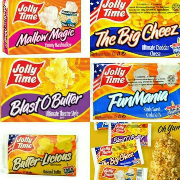 

New Stock Jolly Time popcorn pop corn snack jolly time