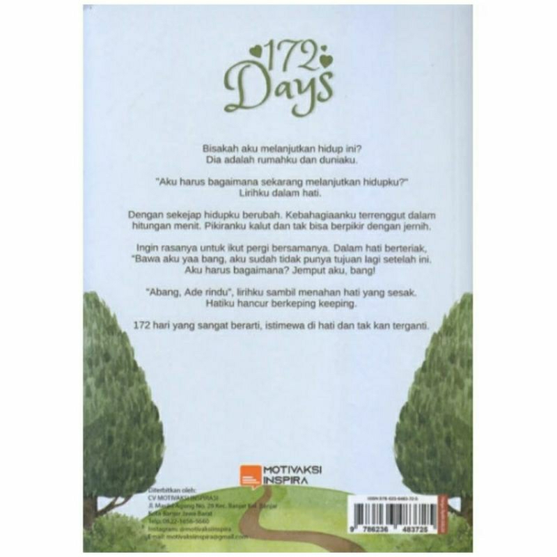HJK Novel 172 Days - Nadzira Shafa // 100% Original