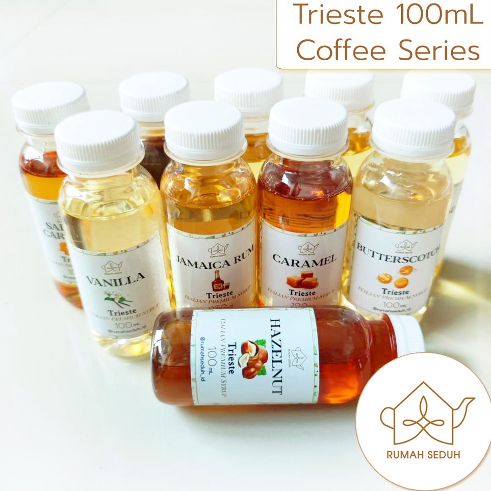 

Fresh Product Trieste Syrup 1mL Coffee Syrup Caramel Vanila Rum Hazelnut Almond