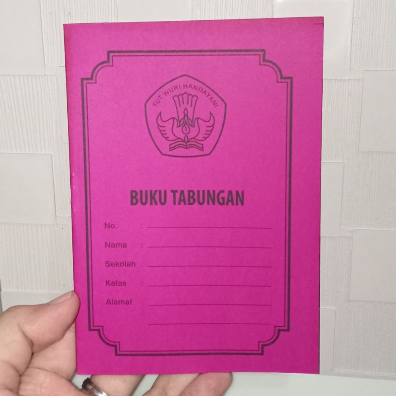 

BUKU TABUNGAN SEKOLAH / BUKU TABUNGAN LOGO TUT WURI HANDAYANI