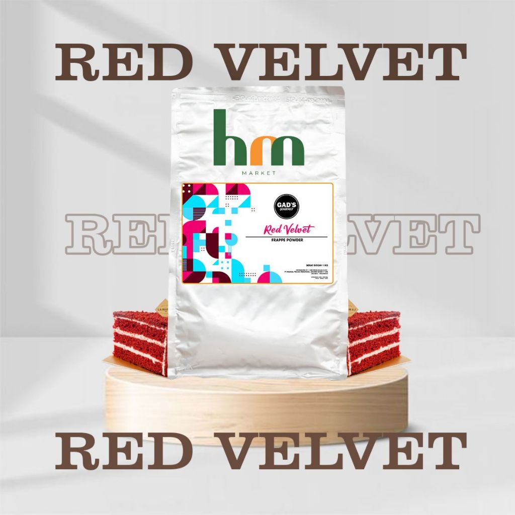 

Powder Red Velvet Gads Gourmet 1kg