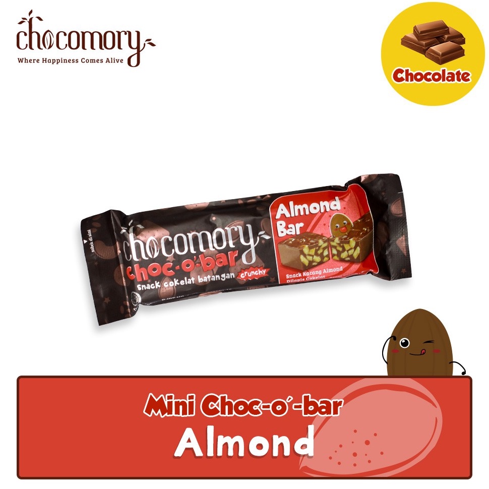 

Kejar Promo Chocomory Mini Choco Bar Almond 35g
