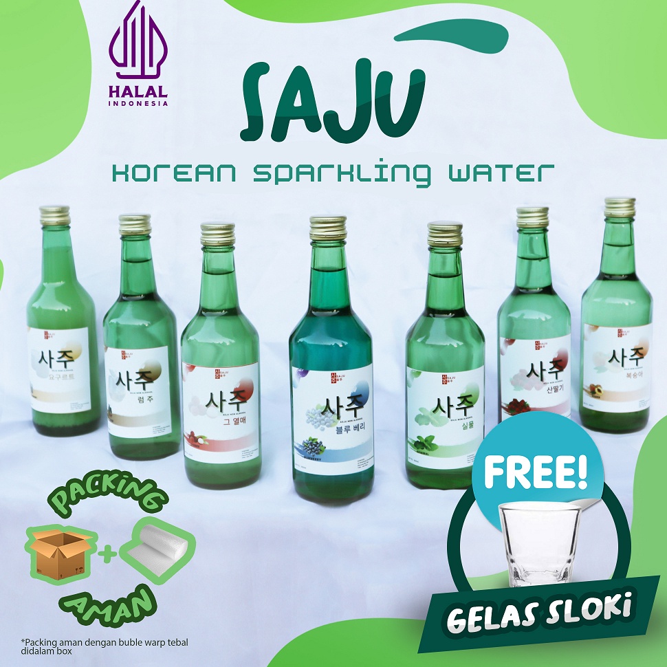 

Serba baru SAJU MINUMAN BERSODA NON ALKOHOL HALAL ALL VARIAN 1 FREE GELAS SLOKI