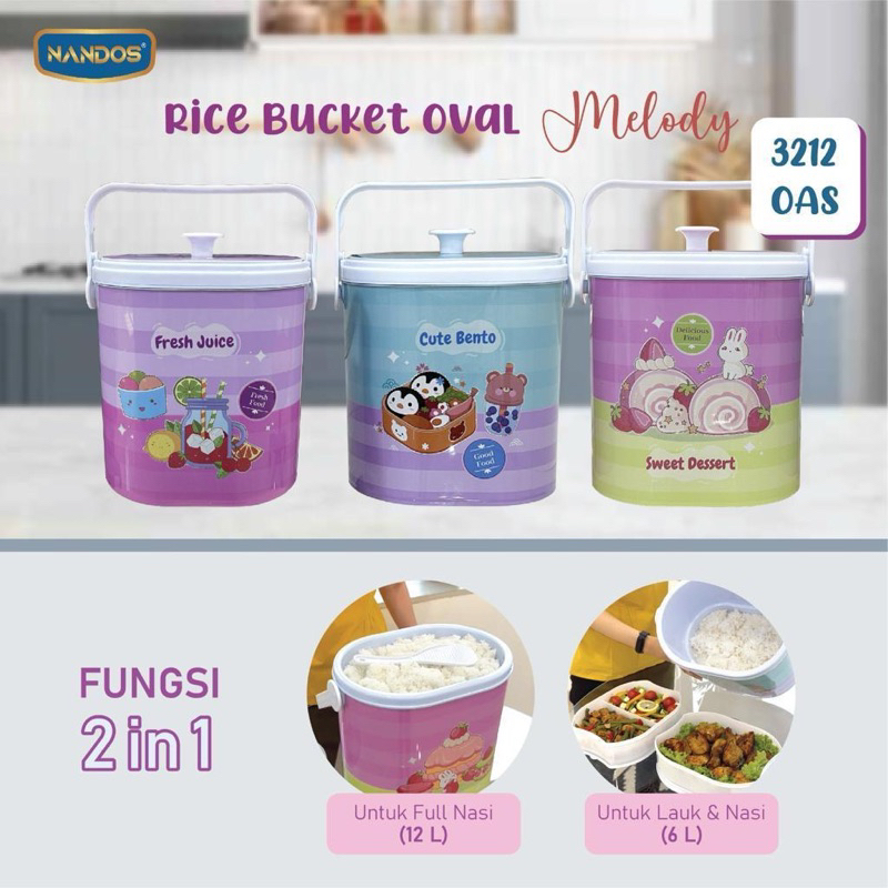 Termos Nasi Oval / Termos Nasi Mini / Termos Nasi Cocok Untuk Piknik / Termos Nasi Tahan Panas