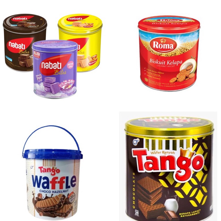 

Khusus hari ini nabati waffle jar kaleng