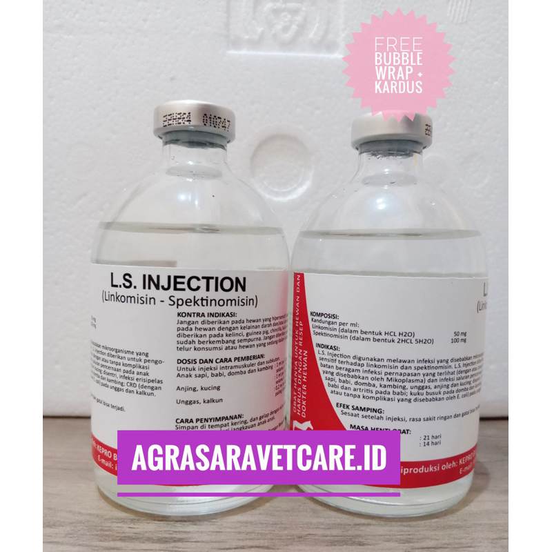 LS INJECTION 100 ml KEPRO- MIRIP INTERSPECTIN L , BISEPTYL