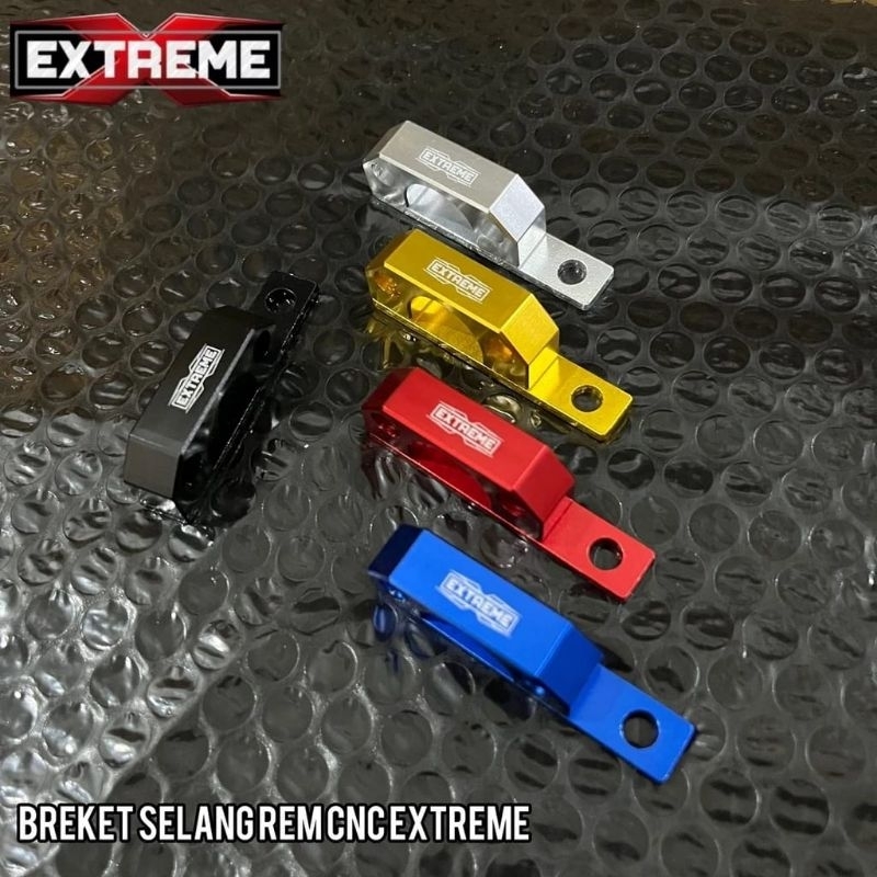Breket Selang Rem EXTREM FULL CNC Breket Selang Rem Variasi Universal