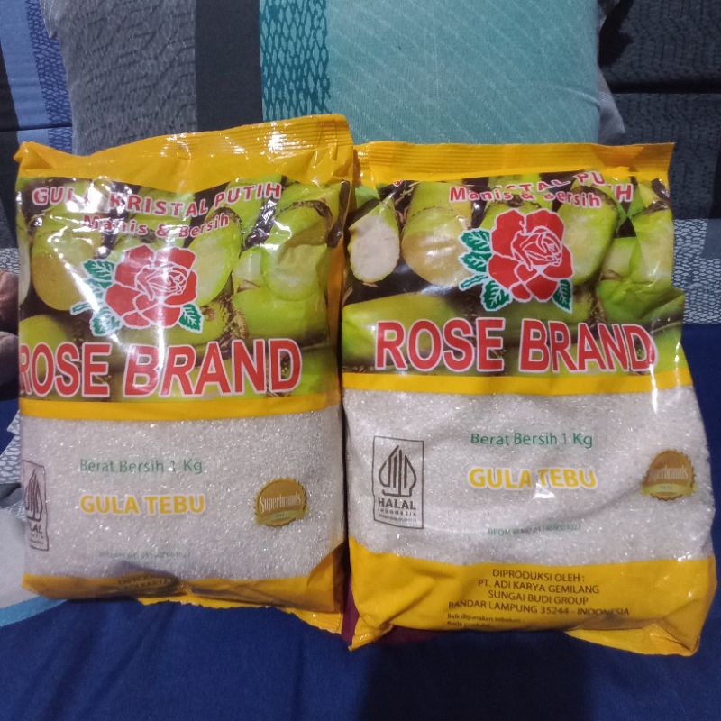 

gula premium, gula rose brand 1 kg ,wajib spx