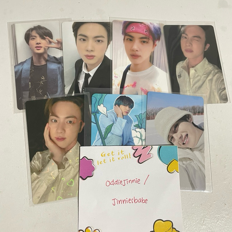 photocard pc bts seokjin jin taehyung v jungkook dvd memories 2020 5th muster kore luckydraw be blin