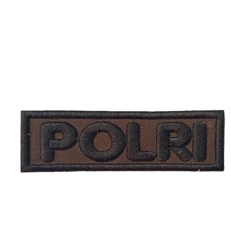 name tag polri custom timbul/bet nama custom timbul temurah berkualitas